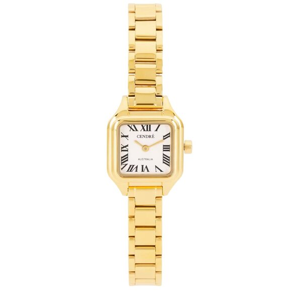 Cendre Oscar Watch in Gold White New in Case Womens Revolve - Picture 1 of 14